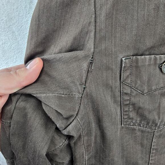 House of Howe Reconstructed Blazer Jacket Skull Lining Men's Size 42 Vtg Y2K - Picture 9 of 16